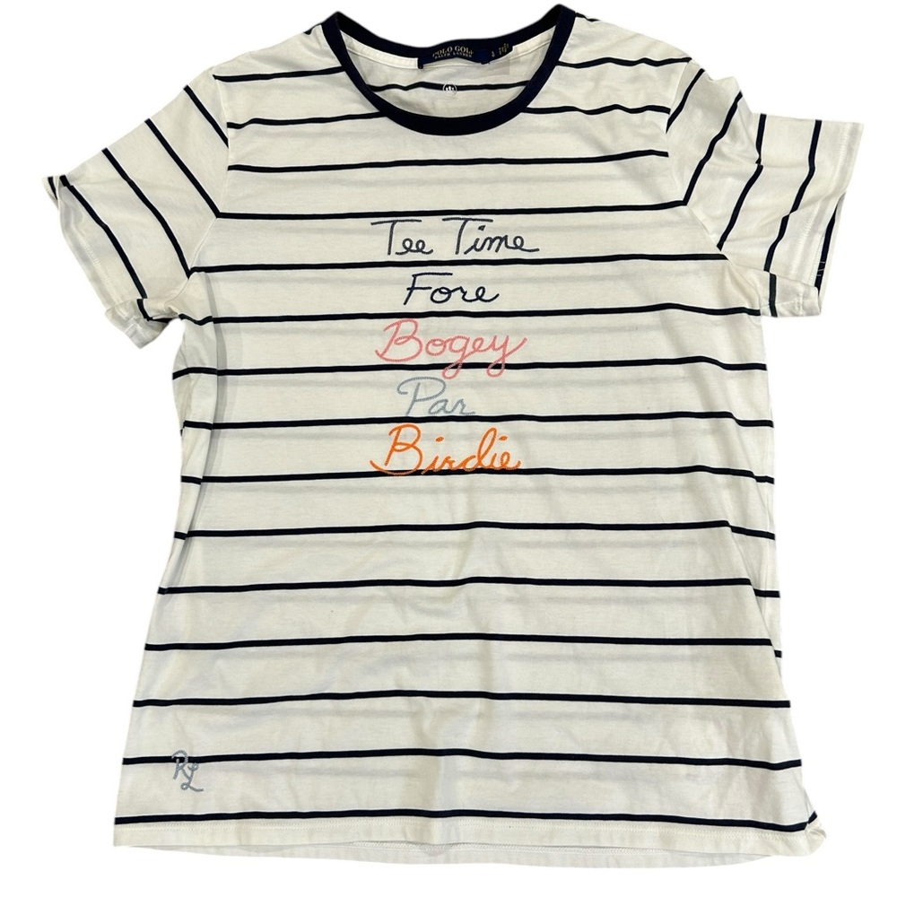 Women’s Ralph Lauren Polo Golf Terms T Shirt Size Large